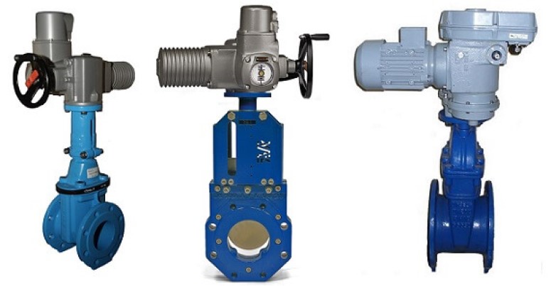 виды арматуры с электроприводом